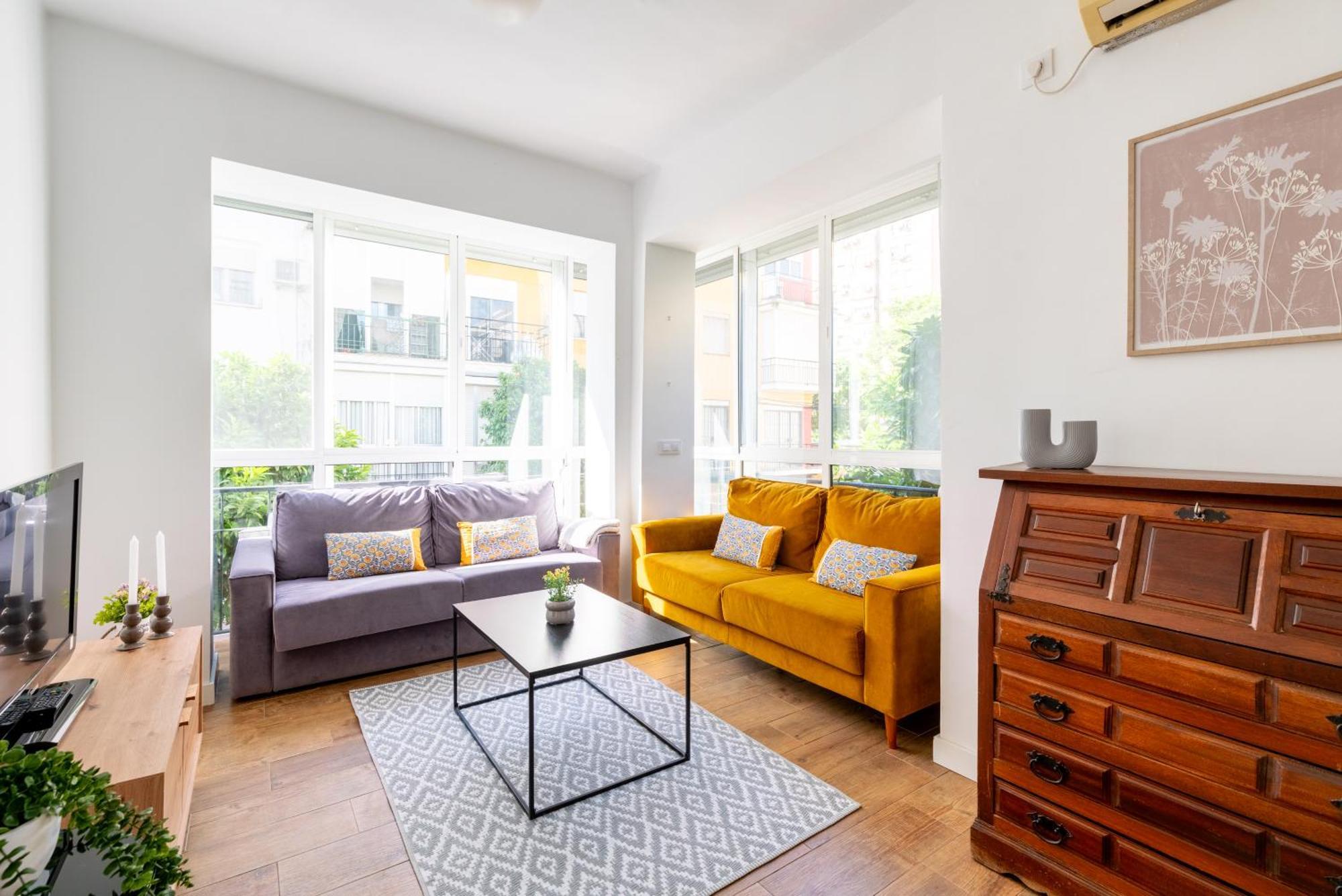 Confortable Apto. 3 Habitaciones Севилья Экстерьер фото